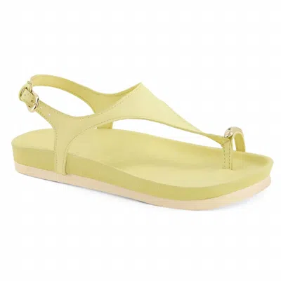 Andrea Women's Sling-back Comfort Sandals In Yellow