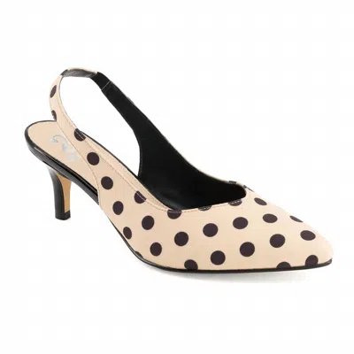 Andrea Women's Sling-back Heeled Pumps In Pink In Animal Print