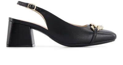 Andrea Women's Slingback Pumps With Square Toe In Black