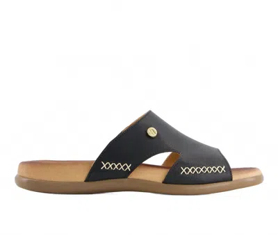 Andrea Women's Slip On Sandals In Black