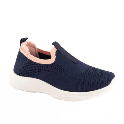 Andrea Women's Slip-on Sneakers In Navy Blue