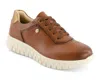 Andrea Women's Soft Leather Sneakers In Brown In Brown