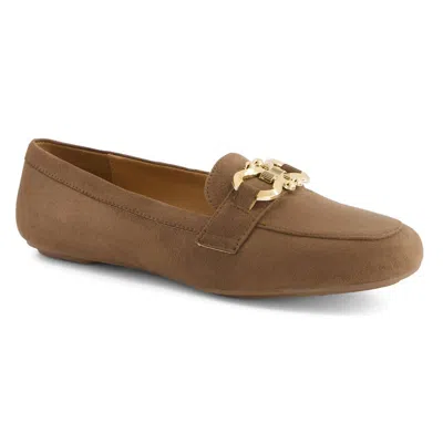 ANDREA WOMEN'S SOFT TOUCH FLAT SHOES IN CAMEL
