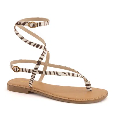 Andrea Women's Strappy Thong Sandals In Multi