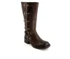 Andrea Women's Tall Biker Boots 90765 In Brown
