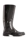 Andrea Tall Rain Boots In Black