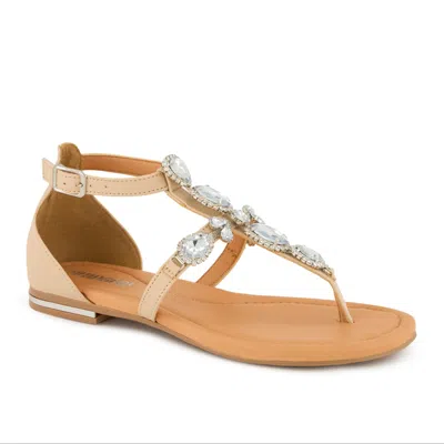 Andrea Women's Thong And Ankle Strap Sandals