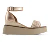 Andrea Women's Ultra Light Platform And Wedge Ankle Strap Sandals