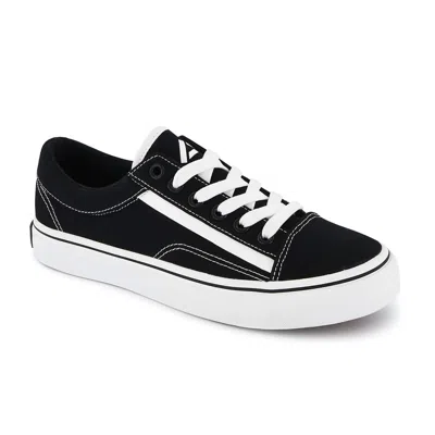 ANDREA WOMEN'S URBAN CANVAS SNEAKERS IN BLACK