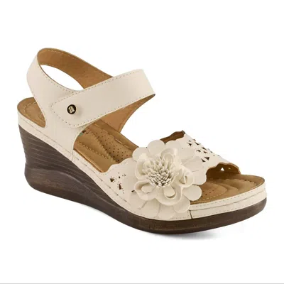 Andrea Women's Wedge Sandals In White