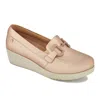 Andrea Wedge Moccasins In Brown
