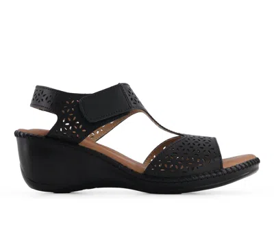 Andrea Women's Wedge Ultra Comfort Sandals In Gold