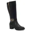 Andrea Tall Riding Boots In Black