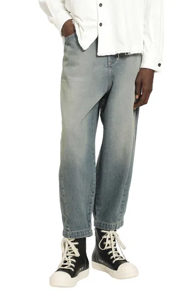 Andrea Ya' Aqov Barrell Denim Pants In Blue