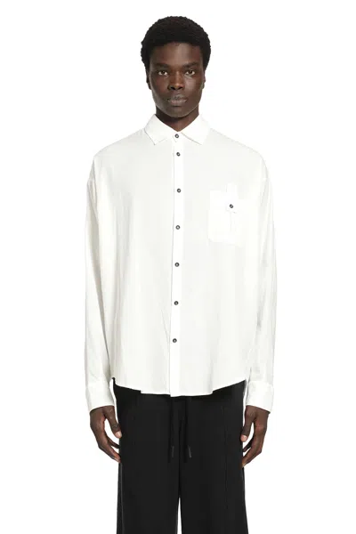 Andrea Ya' Aqov Cupro Cotton Shirt In White