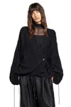 Andrea Ya' Aqov Knitted Cardigan In Black