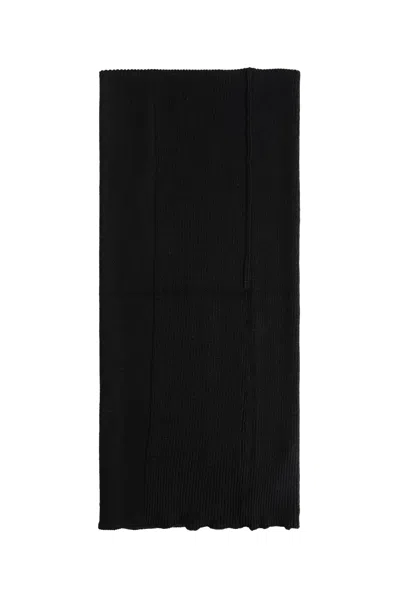 Andrea Ya' Aqov Knitted Scarf In Black