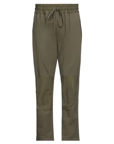 Andrea Ya' Aqov Man Pants Military Green Size M Cotton, Viscose