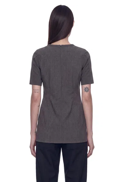 Andrea Ya' Aqov Stretch Cupro Jersey T-shirt In Black