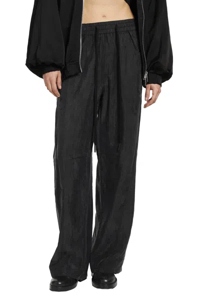 Andrea Ya' Aqov Wide Drawstring Pants In Black