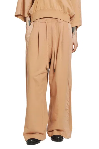 Andrea Ya' Aqov Wide Drawstring Pants In Brown
