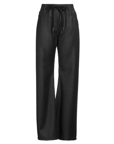 Andrea Ya' Aqov Woman Pants Dark Brown Size M Virgin Wool In Black