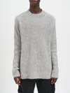 Andrea Ya'aqov Alpaca Crew Neck Sweater In Gray
