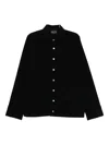 Andrea Ya'aqov Button-up Cashmere Shirt Jacket In Black