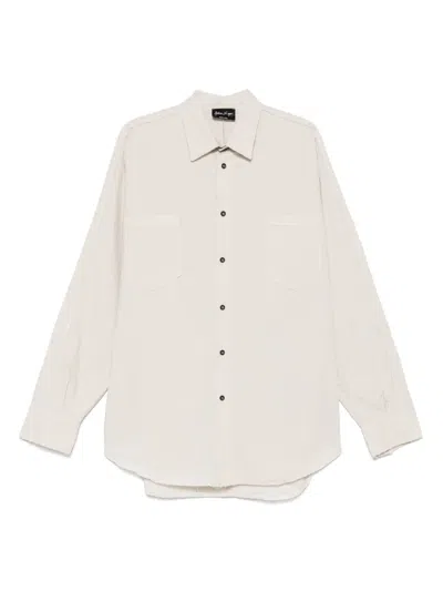 Andrea Ya'aqov ml Shirt In Cupro And Cotton In Neutrals