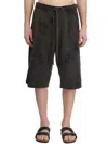 Andrea Ya'aqov Cupro And Cotton Bermuda Shorts