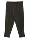 Andrea Ya'aqov Drawstring Trousers In Brown