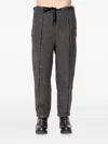 Andrea Ya'aqov Drawstring-waist Trousers In Gray