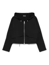 Andrea Ya'aqov Hooded Jacket In Black