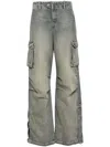 Andrea Ya'aqov Mid-rise Wide-leg Jeans In Blue