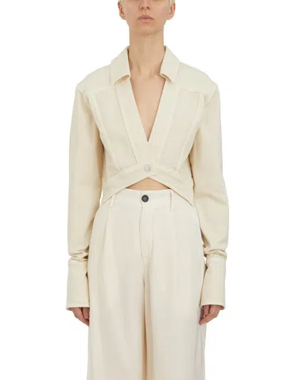 Andrea Ya'aqov Outerwear In Beige