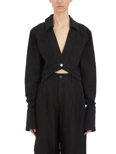 Andrea Ya'aqov Outerwear In Black