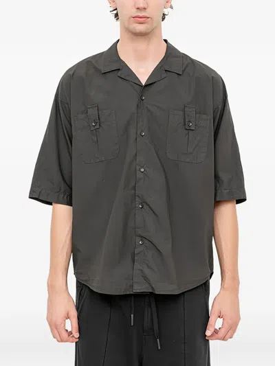 Andrea Ya'aqov Patch-pocket Short-sleeve Shirt In Black