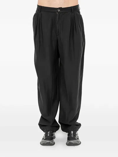 Andrea Ya'aqov Pleated Trousers In Black