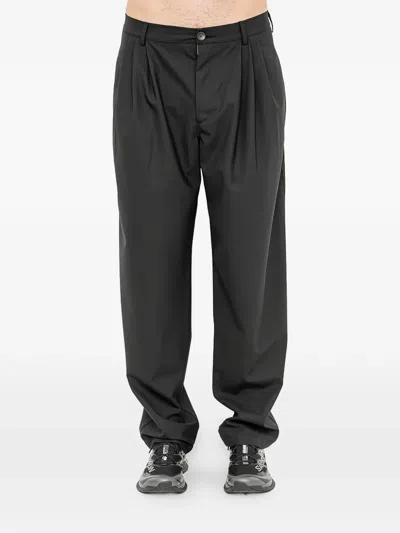 Andrea Ya'aqov Pleated-detail Trousers In Black