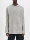 Andrea Ya'aqov Alpaca Crew Neck Sweater In Gray
