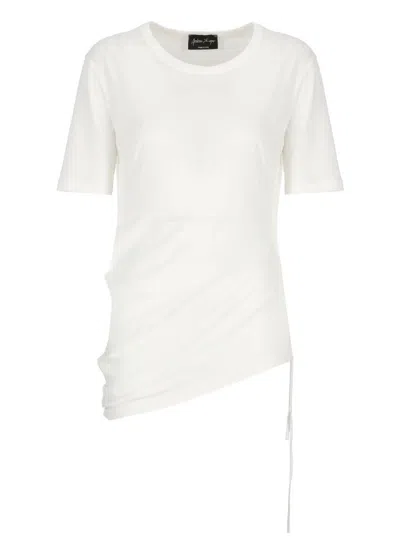 Andrea Ya'aqov Cotton T-shirt In White