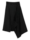 Andrea Ya'aqov Virgin Wool Skirt In Black