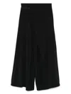 Andrea Ya'aqov Wide Trousers In Black
