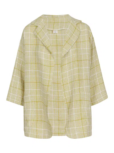 Andrea's Caban Jolie Short Jacket In Yellow