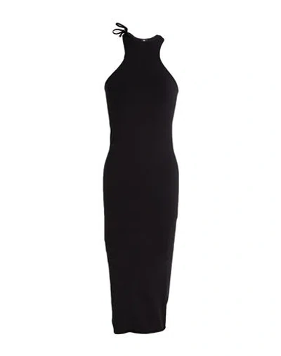 Andreädamo Andreādamo Woman Midi Dress Black Size L/xl Polyamide, Elastane