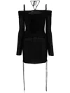 Andreädamo Andreādamo Mini Ribbed Dress