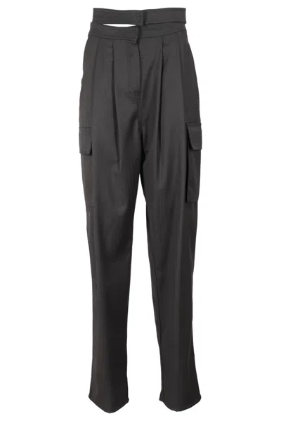 Andreädamo Flannel Pants In Grey
