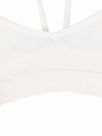 Andreädamo Andreadamo Ribbed Jersey Bra With Cut Out Belt