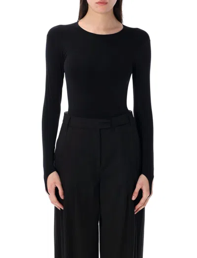 Andreädamo Andreadamo Sculpting Jersey Body In Black