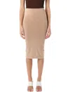 Andreädamo Andreādamo Sculpting Midi Skirt
